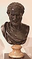 Portrait of an unknown Greek, tentatively identified as Democritus. Villa of the Papyri, Herculaneum.