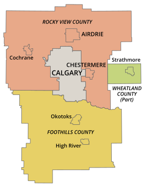 Calgary Metropolitan Region municipalities