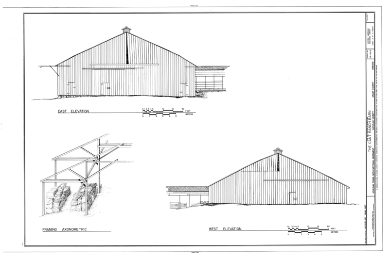 File:Cant Ranch, Barn, East side of State Route 19, North of U.S. 26, Dayville, Grant County, OR HABS ORE,12-DAY.V,1-B- (sheet 5 of 5).png