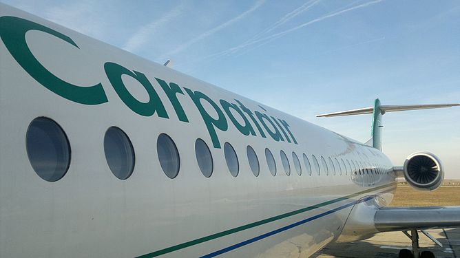 Carpatair Fokker 100, Timișoara