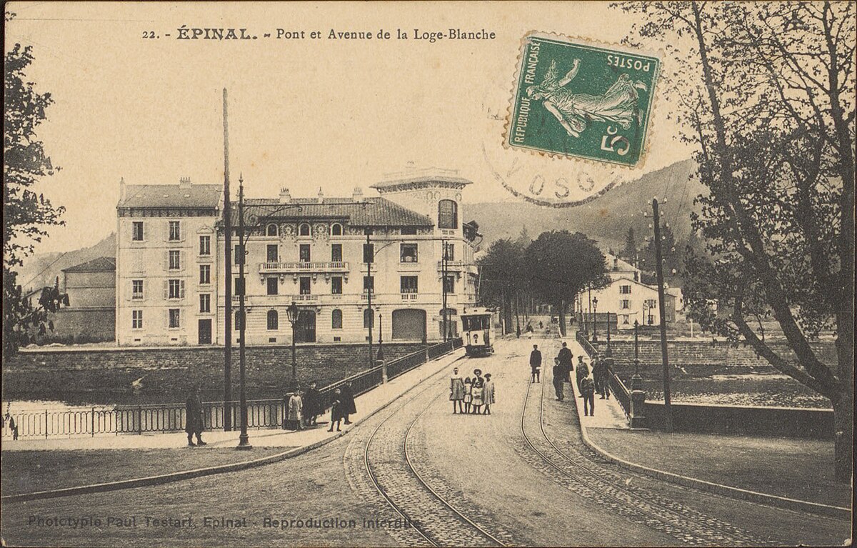 File:Carte postale, Rue de la Loge Blanche.jpg - Wikimedia Commons