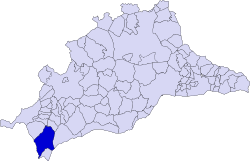 Location of Casares
