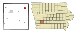 Vị trí trong Quận Cass, Iowa