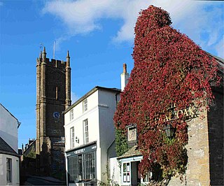 Cerne Abbas Village in Dorset, England