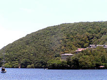 Vista de Chacachacare, Trinidad y Tobago.