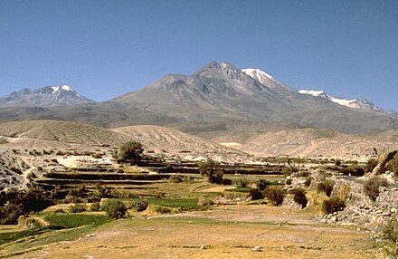 View of Chachani from El Misti