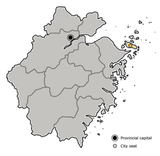 Zhoushan Prefecture-level city in Zhejiang, Peoples Republic of China