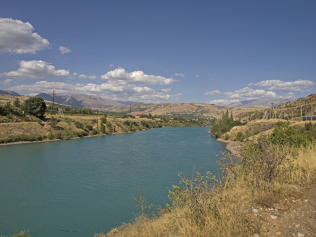 File:Chirchik River in Khodzhikent.jpg