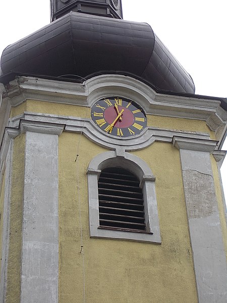 File:Clock tower, Ss Peter and Paul Church, 2017 Kisvárda.jpg