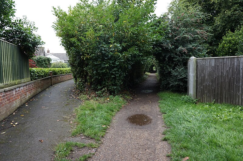 File:Coastal path on Love Lane, Bembridge - geograph.org.uk - 4655512.jpg