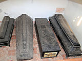 English: Coffins in the crypt of Marie Walewska Polski: trumny w krypcie Marii Walewskiej