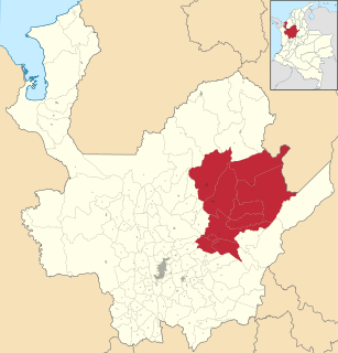 Northeastern Antioquia subregion in the Colombian Department of Antioquia