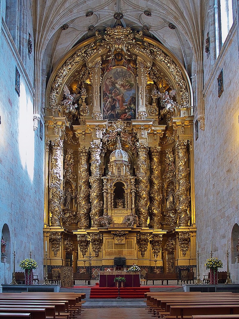 The altarpiece of Church of San Esteban in Salamanca (1693) by José Benito Churriguer