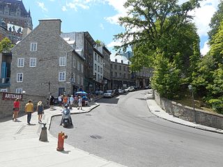 <span class="mw-page-title-main">Côte de la Montagne</span> Prominent street in Quebec City, Canada