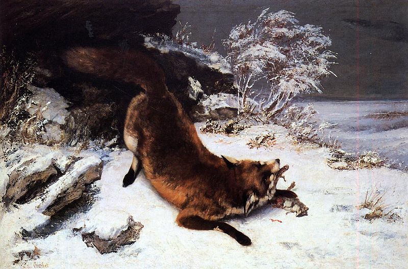 File:Courbet Fox in the snow.jpg