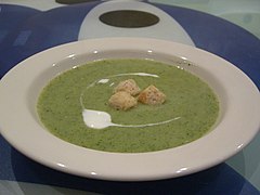 Supă-cremă de broccoli