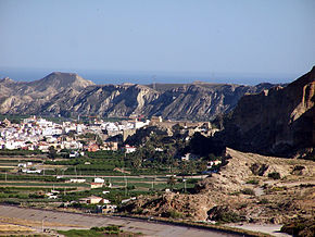 Panorama de Cuevas del Almanzora Localização de Cuevas del Almanzora