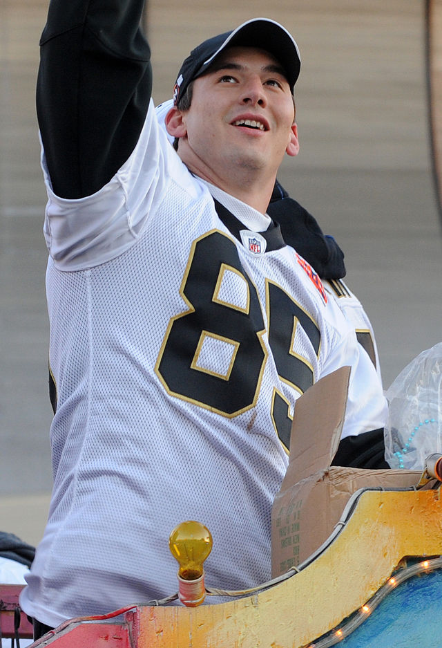 Oct 24, 2010: New Orleans Saints tight end David Thomas (85) celebrates a  touchdown during game action between the New Orleans Saints and the  Cleveland Browns at the Louisiana Superdome in New