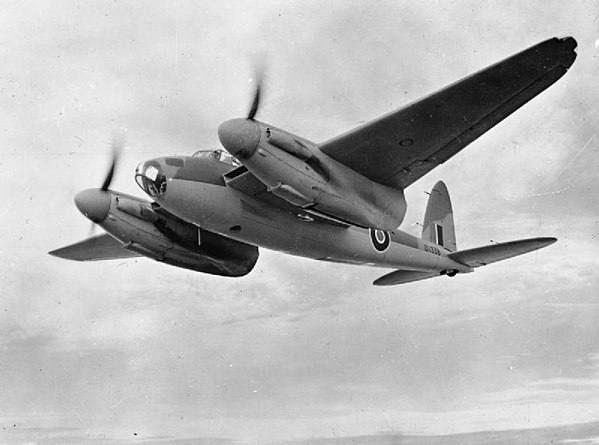 A Mosquito, the type of aircraft piloted by Miller during World War II.