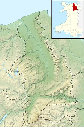 Moel yr Ewig is located in Denbighshire