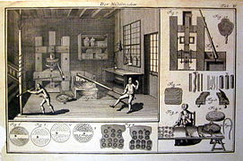 Produzione pastaria illustrata nella Descriptions des arts et métiers du meunier, du vermicellier et du boulanger (1767)