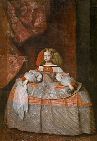 <i>Infanta Margarita Teresa in a Pink Dress</i> Painting by Diego Velázquez