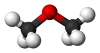 3D model molekuly dimethyletheru