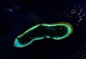 ISS photo of the atoll