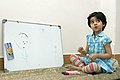 Drawing baby girl, Children's paintings, Iranian Child نقاشی کشیدن دختر بچه 06.jpg