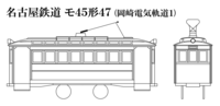 名鉄モ45形電車のサムネイル