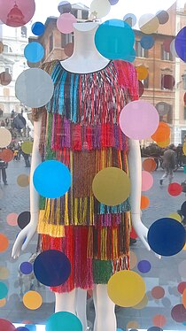Dress made up of wires