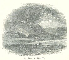The old High Light in 1851.