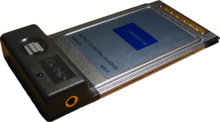 Echo Digital Audio's Indigo IO - PCMCIA card -bit 96 kHz stereo in/out sound card Echo Digital Audio Corporation's Indigo IO.png