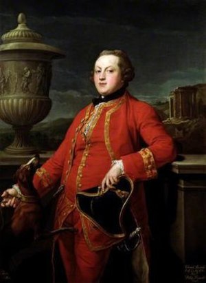 Edward Howard (1743/4-1767), beloved nephew and heir presumptive of the 9th Duke, who died aged 23. Portrait by Pompeo Batoni