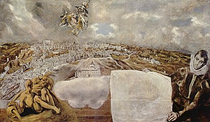 El Greco: View of Toledo, ca. 1608