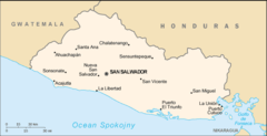 Mapa Salwadoru