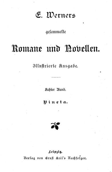 File:Elisabeth Werner, Vineta (1877), title page - 01.png