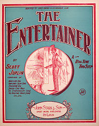Copertina dello spartito The Entertainer