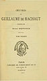 Ernest Hoepffner - Oeuvres de Guillaume de Machaut - capa tomo I.jpg