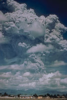 VEI 6 – Erupce sopky Pinatubo na Filipínách dne 12. června 1991.