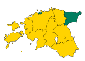 Estonian Election 2015 Largest Party By Electoral Districts.png