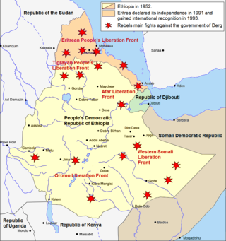 <span class="mw-page-title-main">Ethiopian Civil War</span> 1974–1991 conflict in Ethiopia
