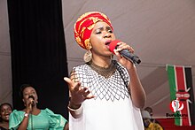 Evelyn Wanjiru Leading Worship at Citam Buruburu Evelyn Wanjiru at Citam Buruburu.jpg