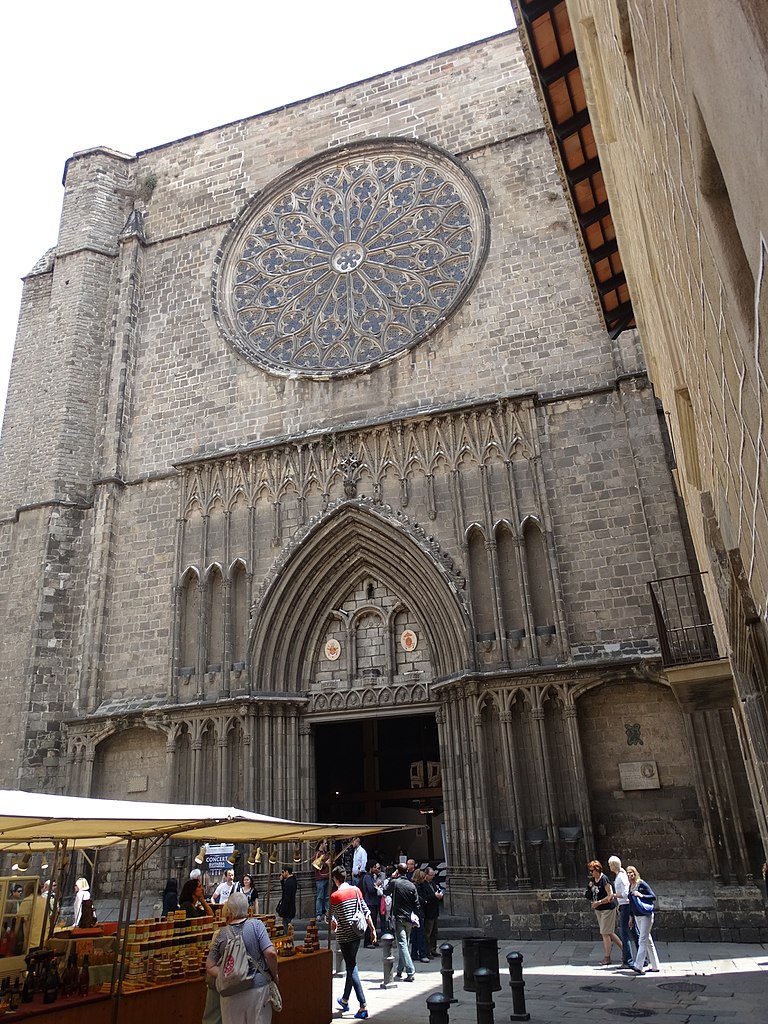 File:Facade of Church of Santa Maria del Pi - Barcelona - Spain  (14353201766).jpg - Wikimedia Commons