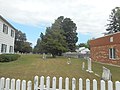 The cemetery at the church.