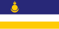 Flagge der Republik Burjatien