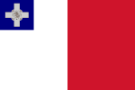 1943年至1964年，馬耳他的非官方旗幟[1]