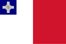 Bendera Malta (1943).svg