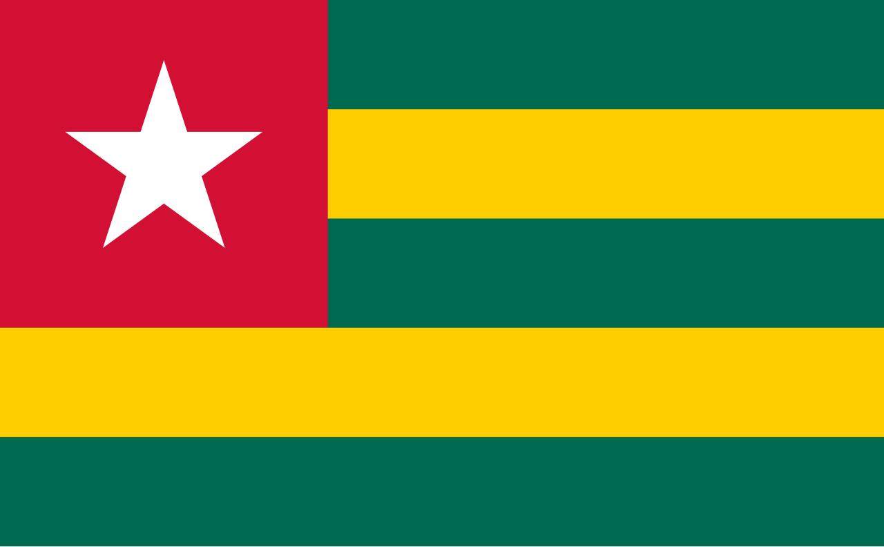 National flag of Togo