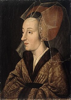 Isabella von Portugal mit Marderpelz (Zobel, Baummarder oder Nerz) (15. Jh., Darstellung aus dem 16. Jh.)